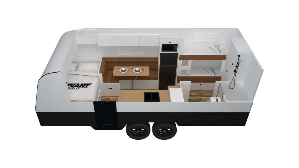 19.6C Bunks - floorplan image